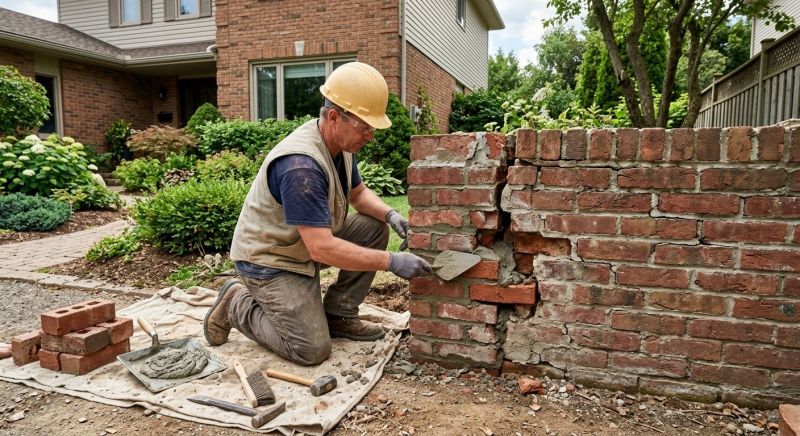 Brick Fence Repair in Miami Dade County, FL