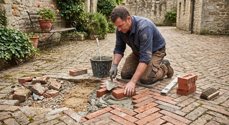 Brick Flatwork Repair in Miami Dade County, FL