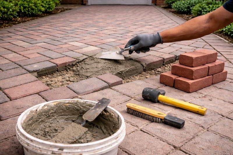 Brick Hardscape Repair in Miami Dade County, FL