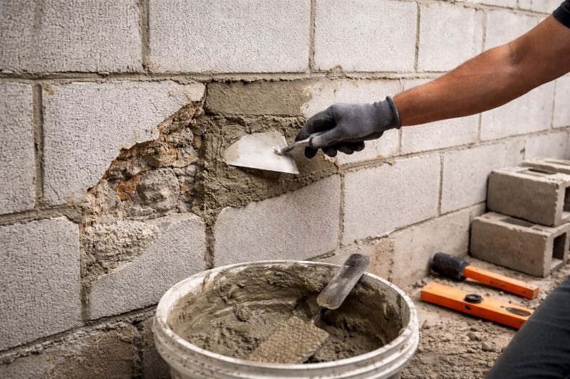 Cinder Block Wall Repair in Broward County, FL