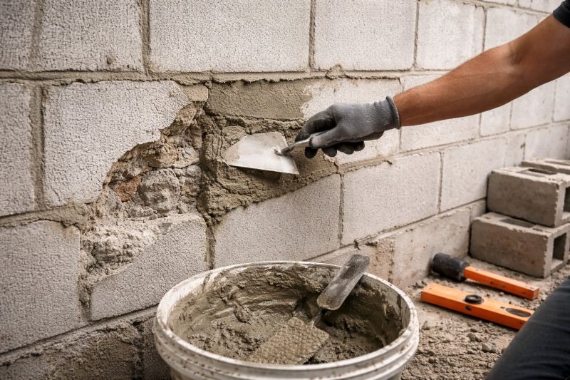 Cinder Block Wall Repair in Hollywood, FL