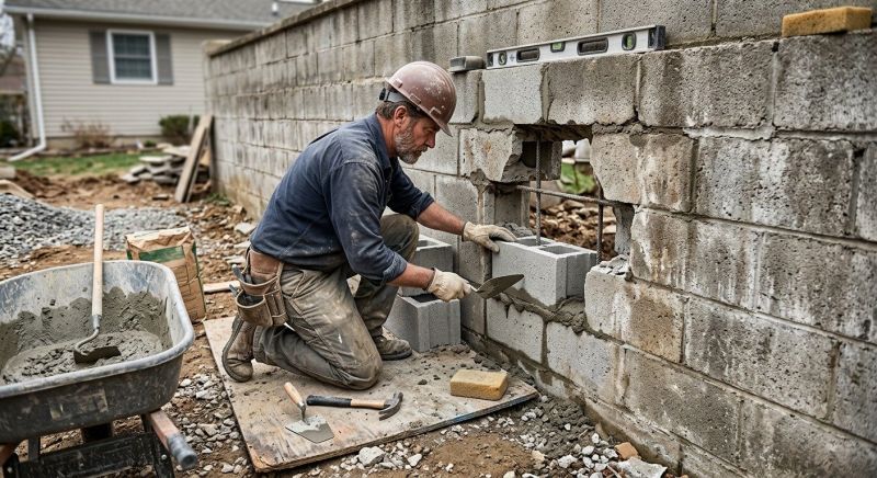 Masonry Wall Repair in Miami Dade County, FL