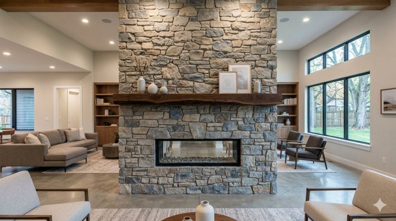 Stone Chimney Installation in Hollywood, FL