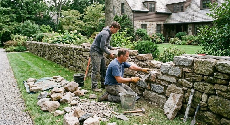 Stone Wall Repair in Broward County, FL